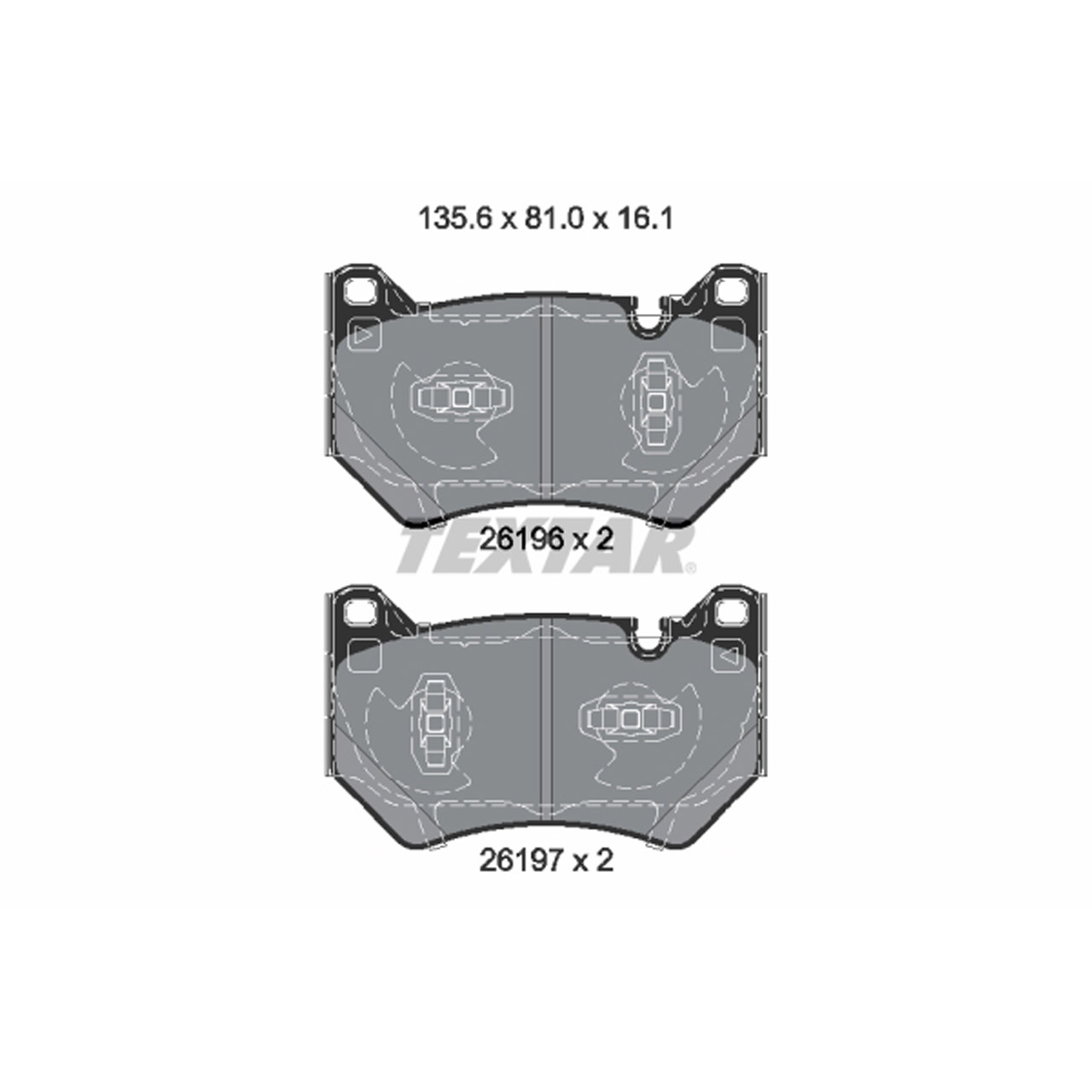 TEXTAR 2619601 Bremsbeläge Bremsbelagsatz Bremsklötze AUDI Q5 SQ5 (FY) PR-1LG/1LK vorne