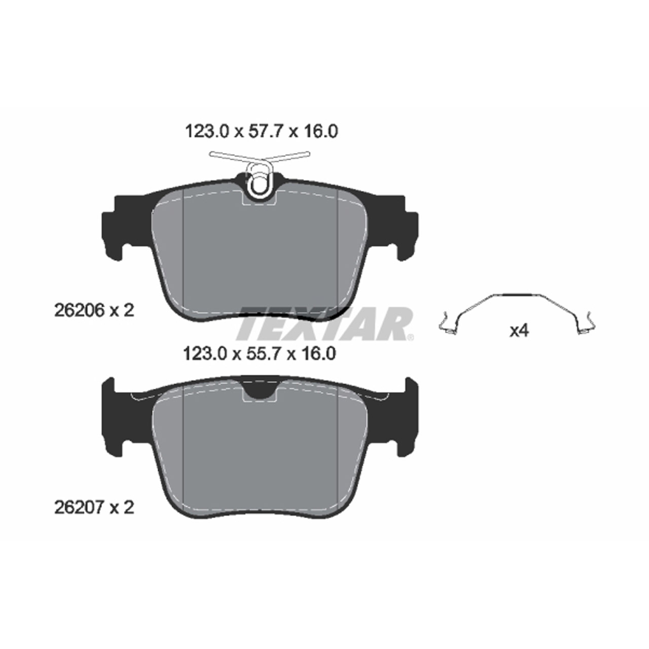 TEXTAR Bremsscheiben + Beläge VW Golf 8 GTI / R AUDI S3 8Y CUPRA Formentor Leon hinten