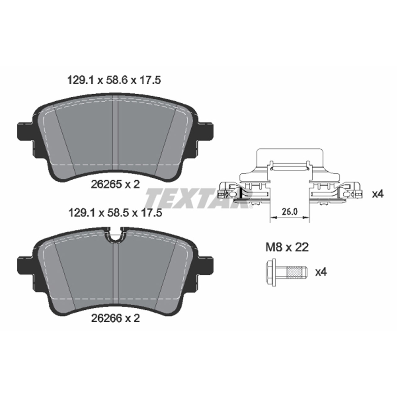 TEXTAR Bremsscheiben + Bremsbeläge + Sensor AUDI A6 (C8) A7 (4K) Q5 (FY) PR-1KD hinten