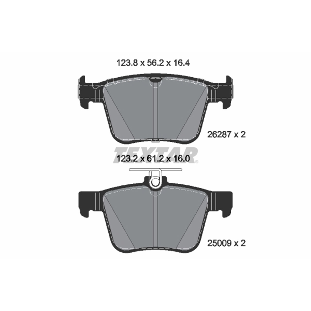 TEXTAR Bremsscheiben + Beläge AUDI Q2 Q3 F3 TT FV SEAT Tarraco SKODA Superb 3 hinten