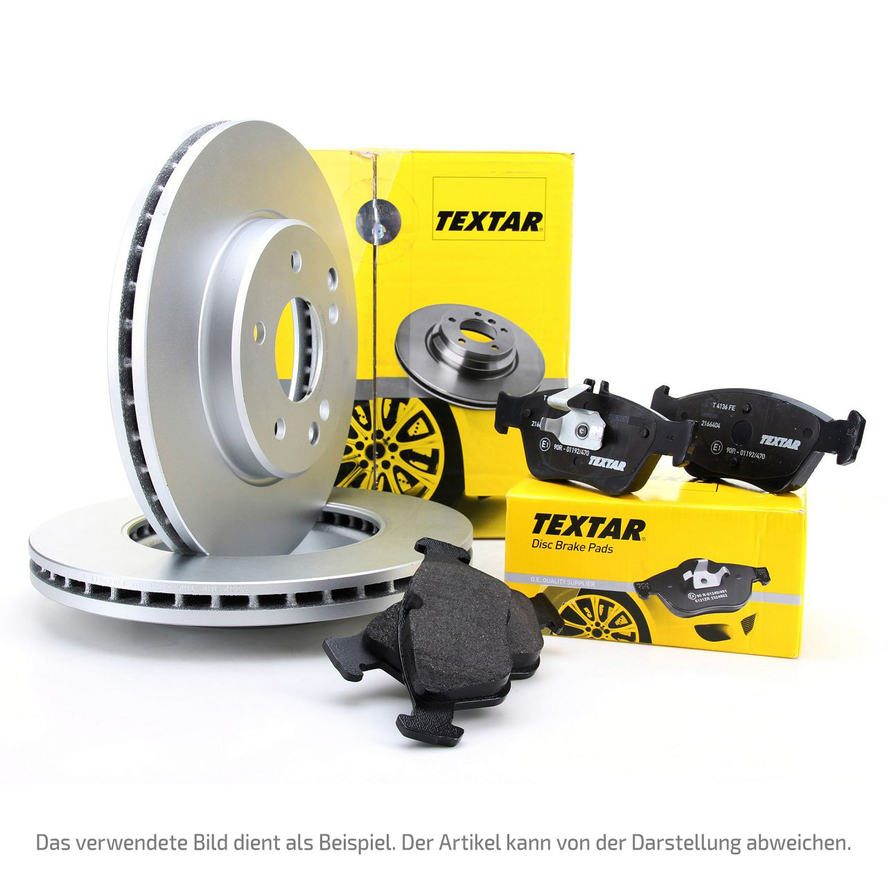 TEXTAR Bremsscheiben + Beläge VW Golf 2 3 Jetta Passat B2 Vento mit ABS vorne