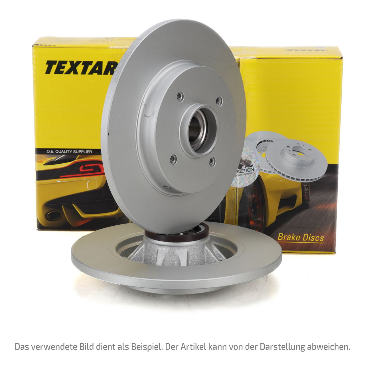 TEXTAR 92329403 Bremsscheiben + Radlager Satz MERCEDES Citan W415 RENAULT Kangoo hinten