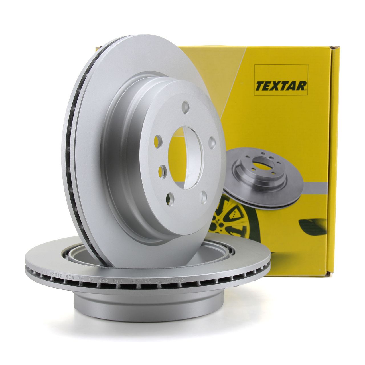 TEXTAR 92154903 Bremsscheiben Satz BMW 1er E81 E87 3er E90 E93 E92 E91 X1 E84 hinten