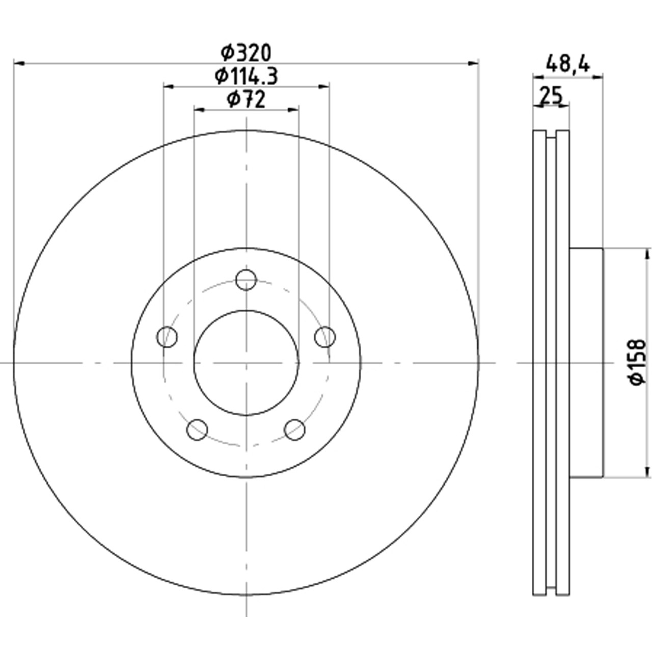 TEXTAR 92223503 Bremsscheiben Satz MAZDA 3 (BK BL) 2.3 MPS Turbo 260 PS 2006-2014 vorne