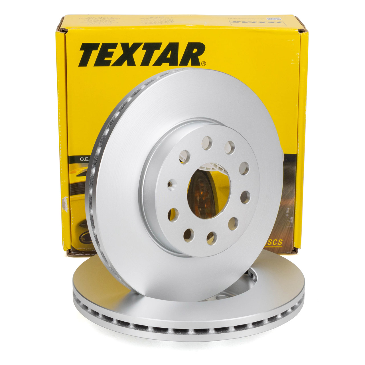 TEXTAR 92271905 Bremsscheiben Satz VW Golf 7 A3 8V Leon 5F Octavia 3 PR-1ZF/1ZH vorne