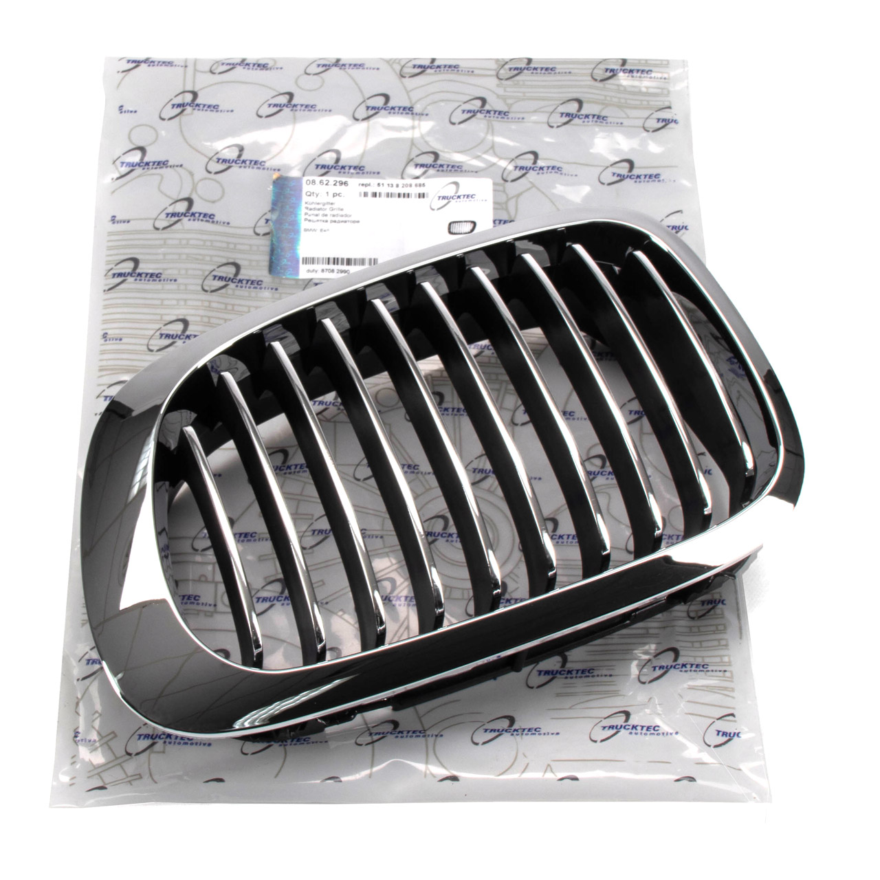 Kühlergrill Kühlergitter Niere BMW 3er E46 Coupe Cabrio links CHROM 51138208685