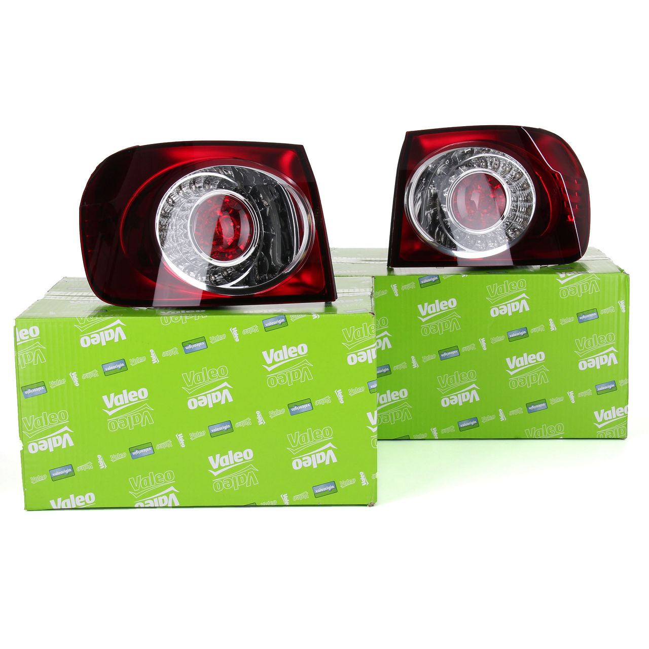 2x VALEO Rückleuchte LED für VW GOLF PLUS (5M1, 521) ab 2009 hinten außen