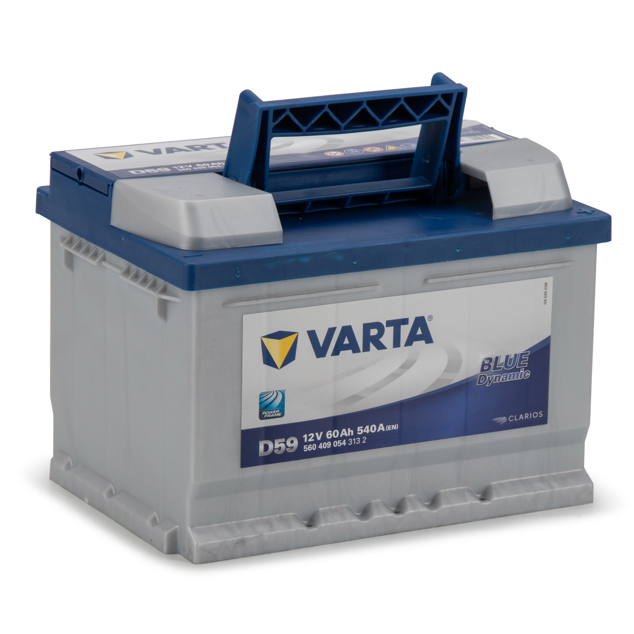 VARTA BLUE dynamic D59 Autobatterie Batterie Starterbatterie 12V 60Ah 540A