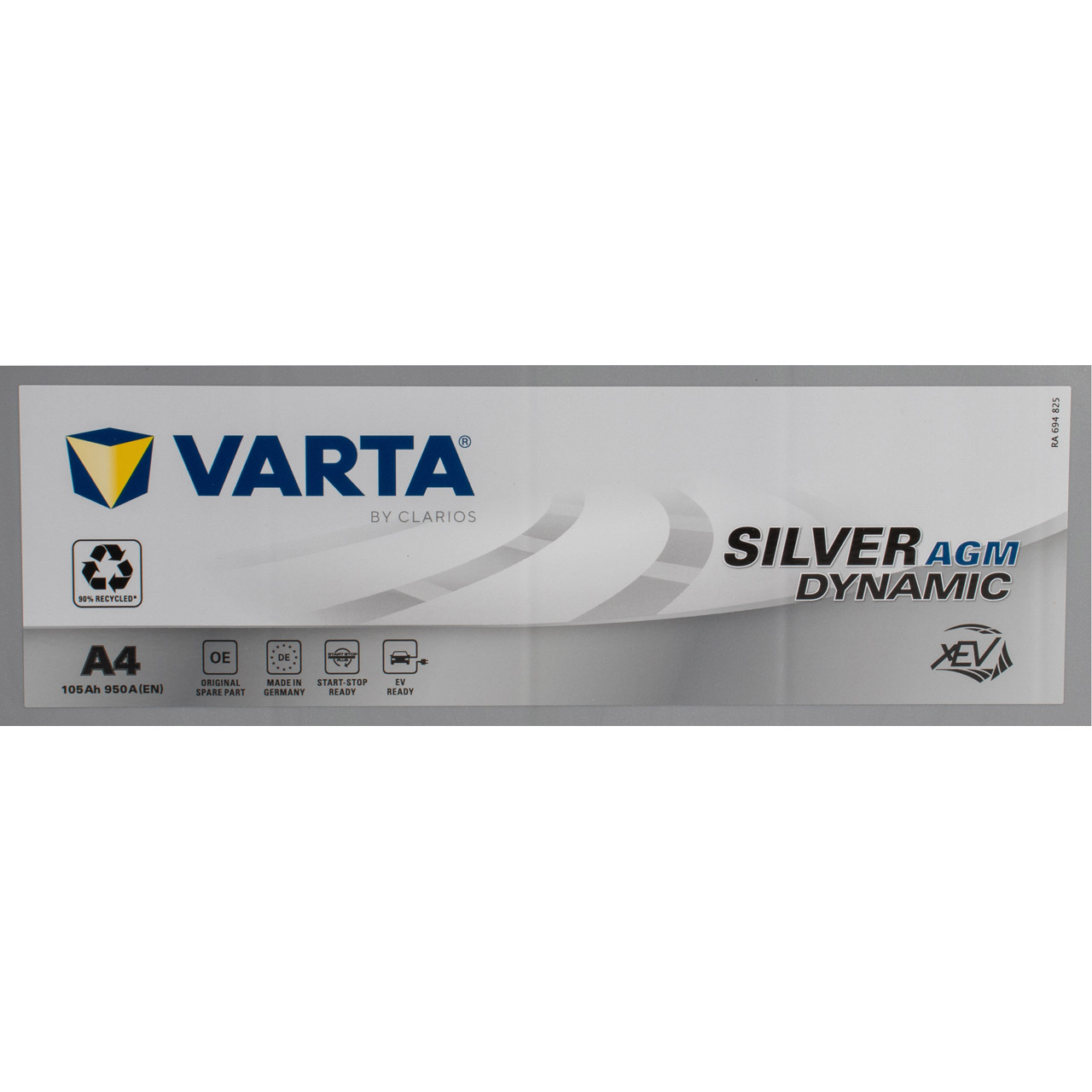 VARTA AGM BATTERIE SILVER DYMANIC 105AH / 950 EN STARTERBATTERIE