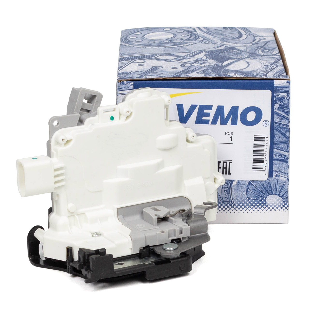 VEMO V10856344 Türschloss Fahrerseite VW Eos SEAT Leon 1P Altea XL 5P Toledo hinten links