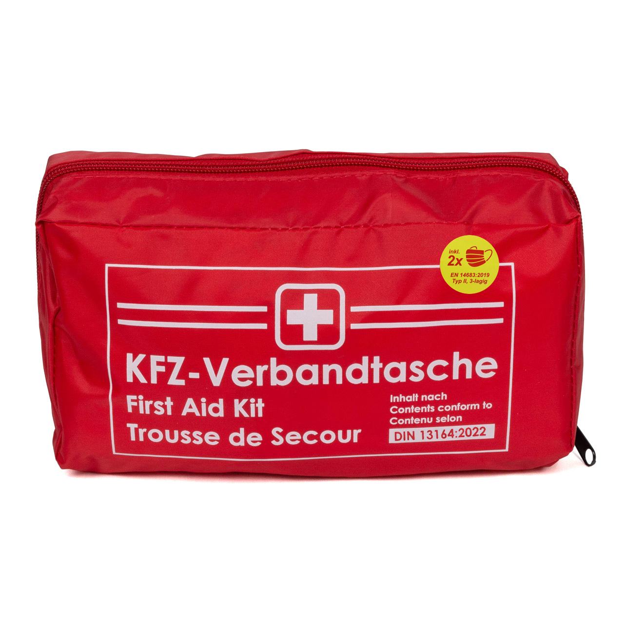 AUTO PKW KFZ Verbandtasche Verbandkasten Erste-Hilfe ROT DIN13164