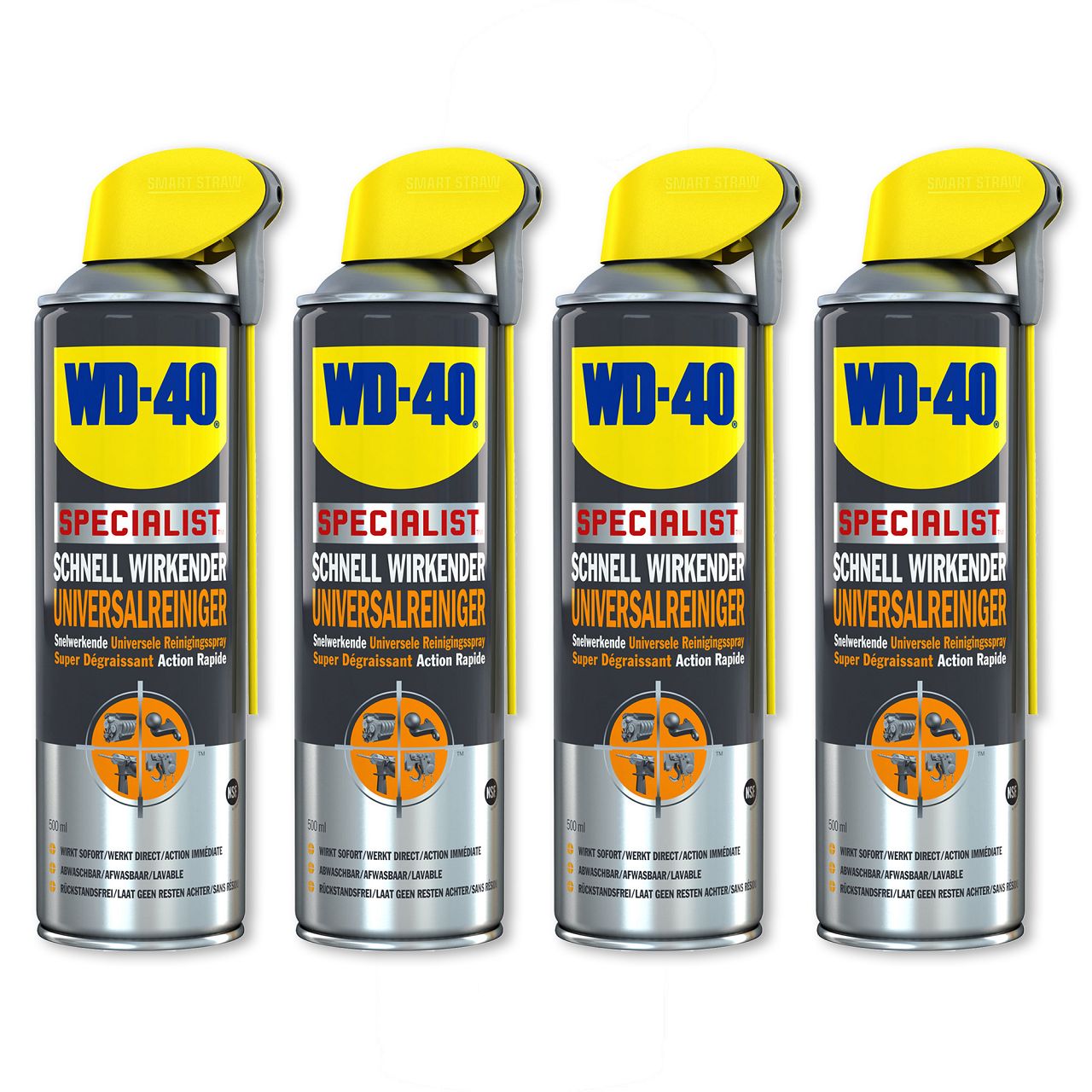 WD-40 SPECIALIST 49392 Universalreiniger Lösungsmittelreiniger 4x 400ml