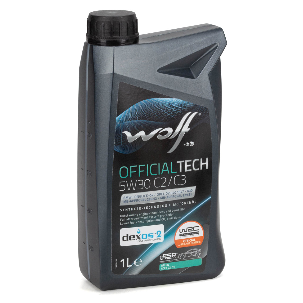 1L 1 Liter WOLF OFFICIALTECH 5W30 C2/C3 Motoröl BMW LL-04 dexos2 MB 229.51/52 VW 505.00/01