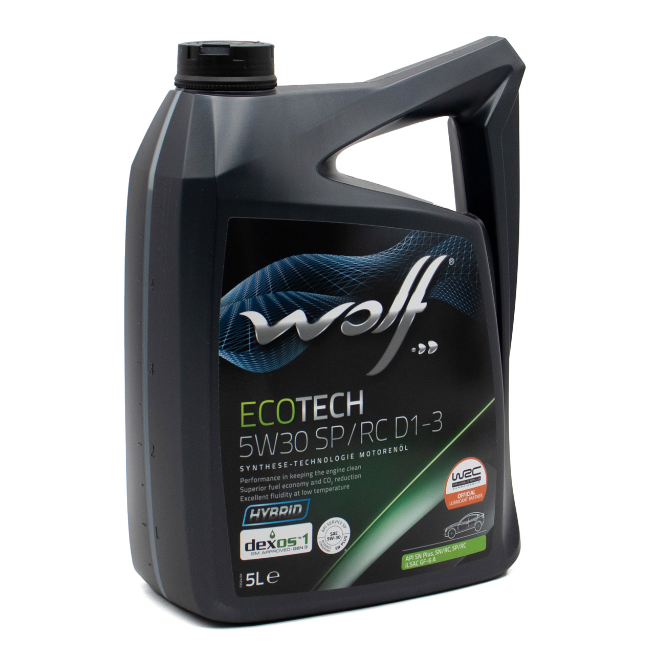 5L 5 Liter WOLF ECOTECH 5W30 SP/RC D1-3 Motoröl Öl GM dexos1 Gen3 FIAT 9.55535-CR1