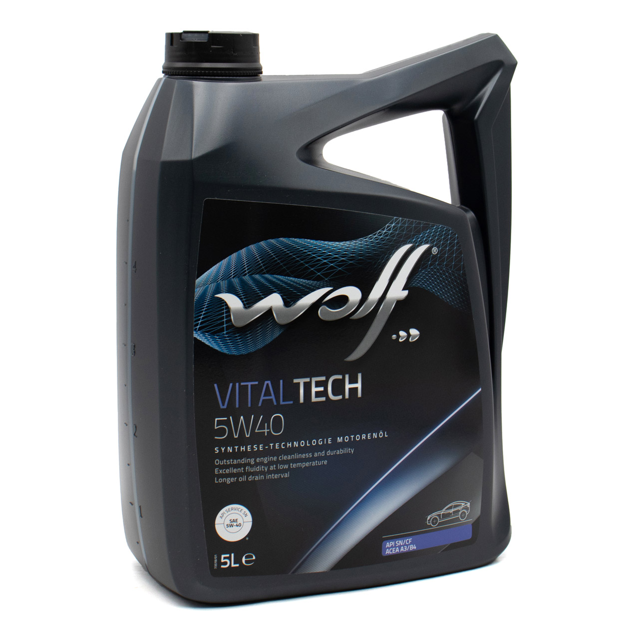 5L 5 Liter WOLF VITALTECH 5W40 Motoröl Öl BMW LL-01 PSA B71 2296 VW 502/505.00