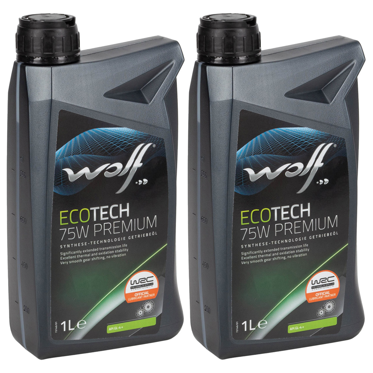 2L 2 Liter WOLF ECOTECH 75W PREMIUM Getriebeöl Schaltgetriebeöl API GL-4+