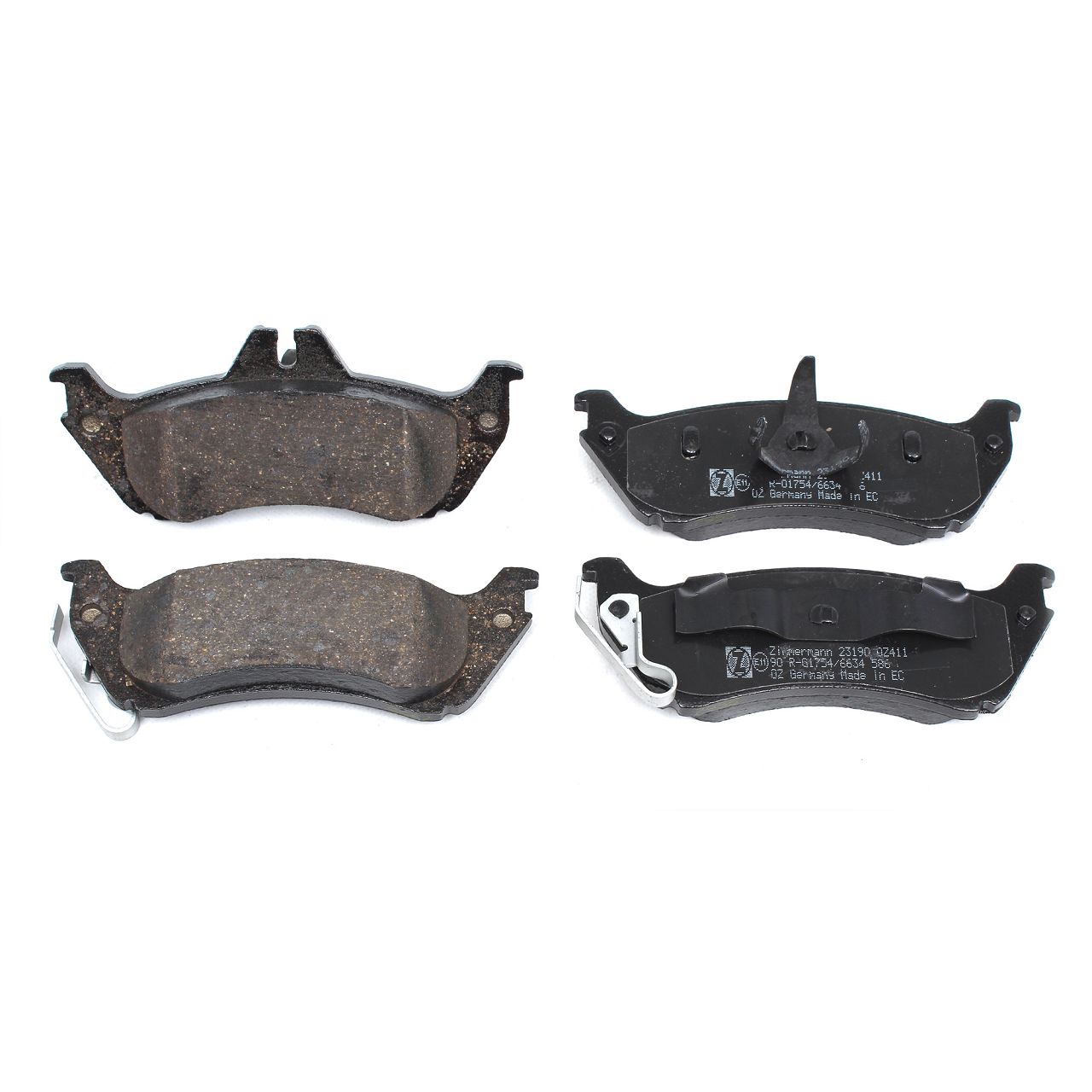 ZIMMERMANN Bremsbeläge MERCEDES W163 ML230/320 ML270CDI 12.1998-09.2000 hinten 1634201420