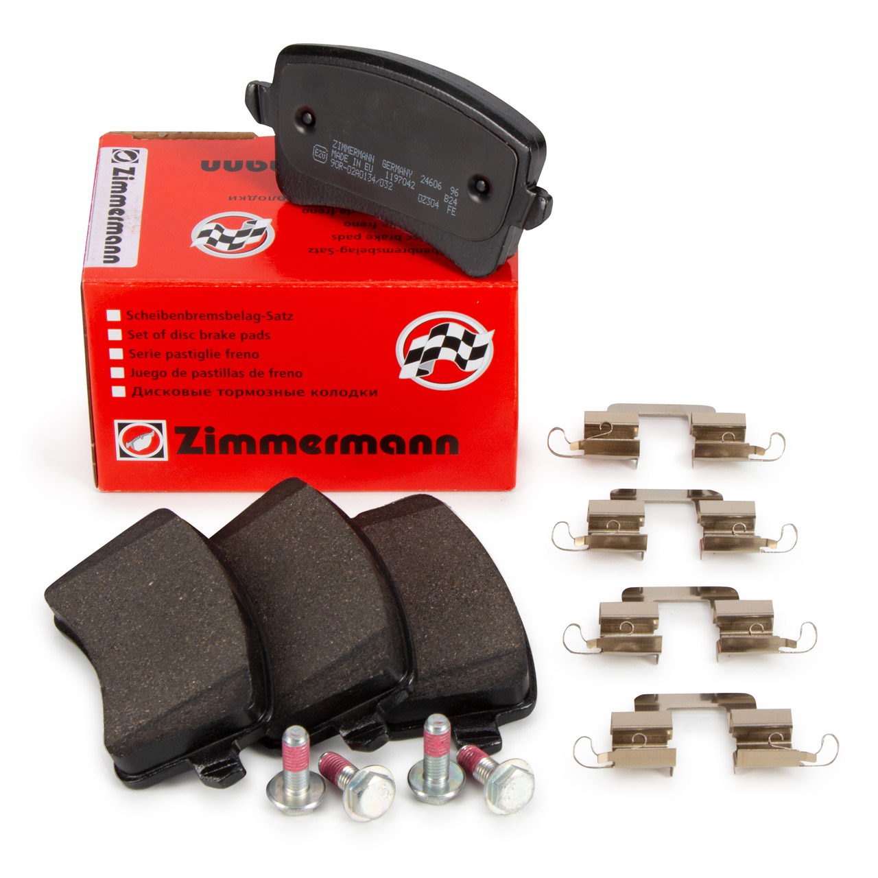 ZIMMERMANN Bremsbeläge Bremsklötze für AUDI A4 (8K B8) A5 (8T 8F) Q5 hinten