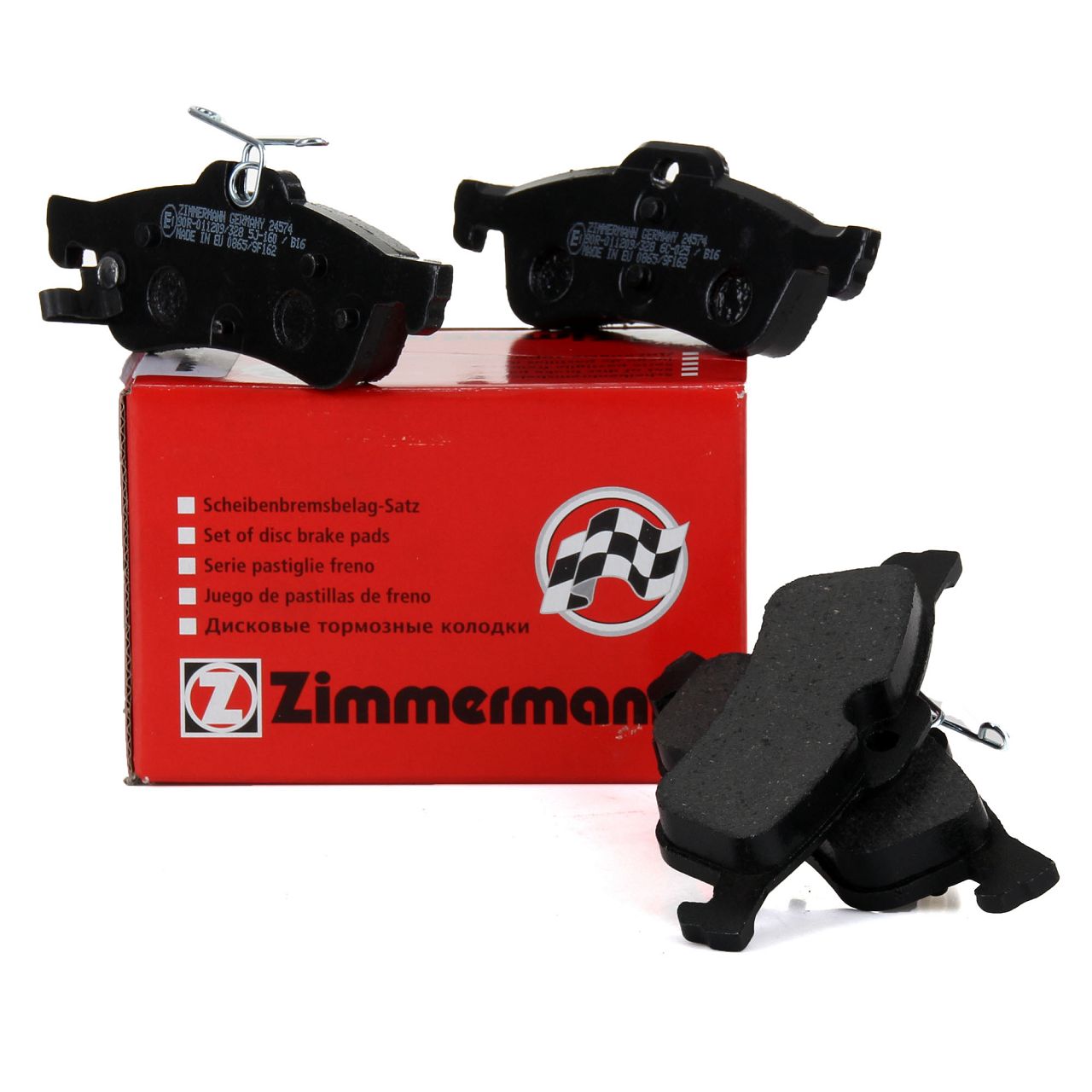ZIMMERMANN Bremsbeläge für Honda Civic IX 1.4 /1.8-VTEC 1.6/2.2i-DTEC hinten