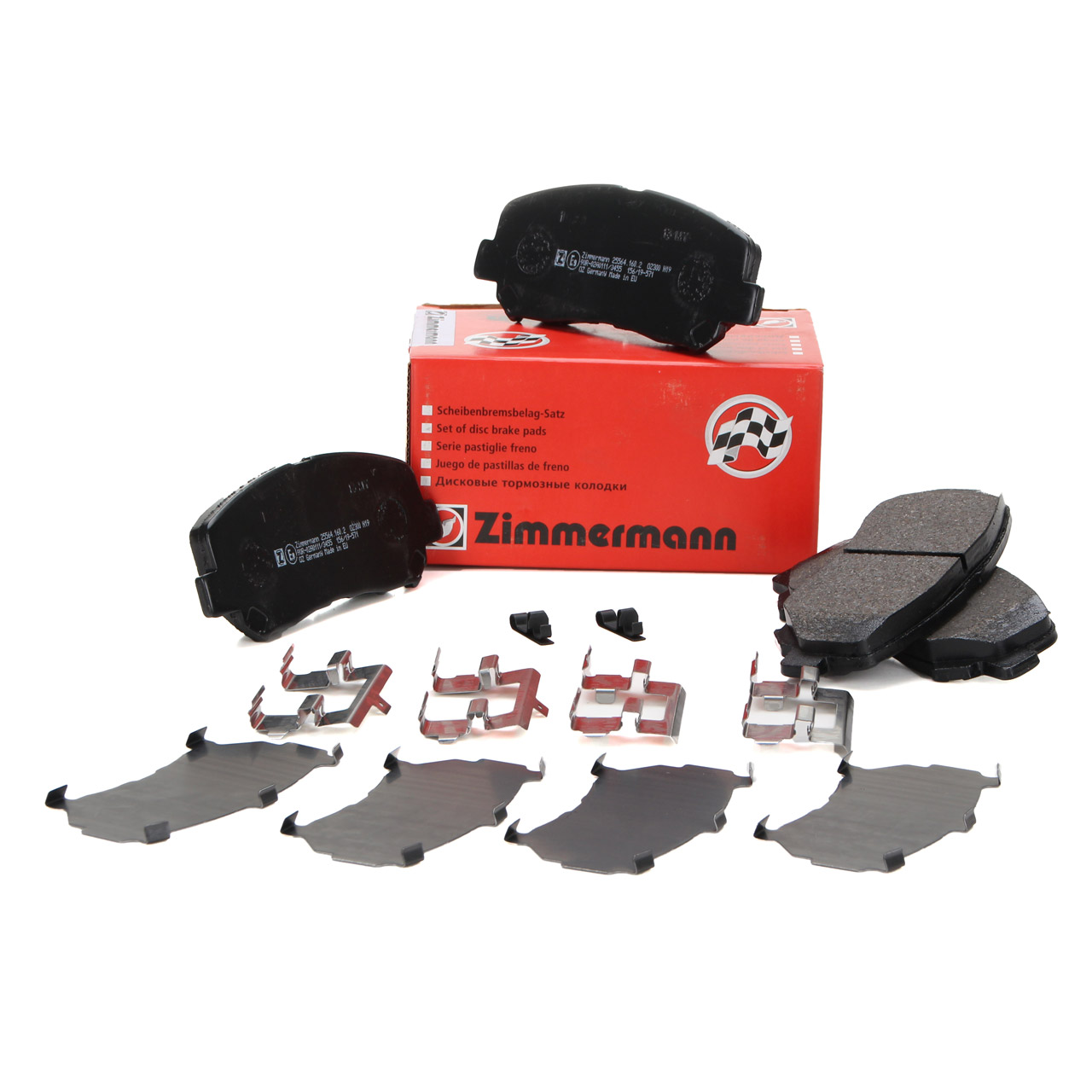 ZIMMERMANN Bremsbeläge Bremsbelagsatz für MAZDA CX-5 (KE, GH) + CX-5 (KF) vorne