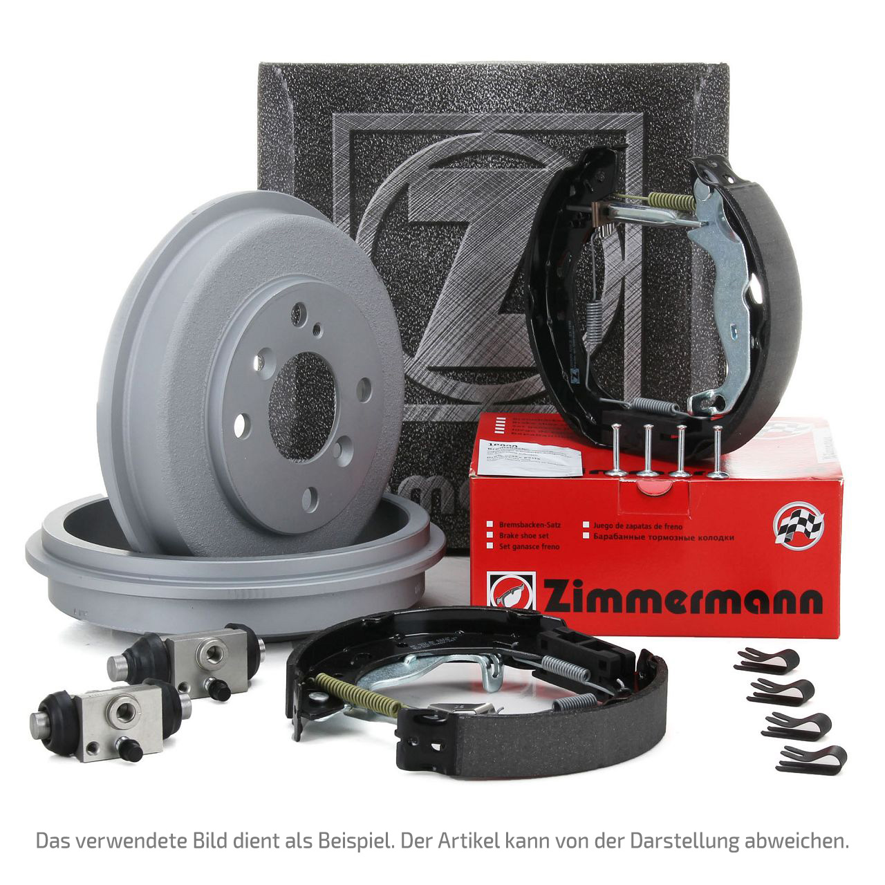 ZIMMERMANN Bremstrommeln + Backen + Radbremszylinder BMW 3er E36 316i 318i 318tds hinten