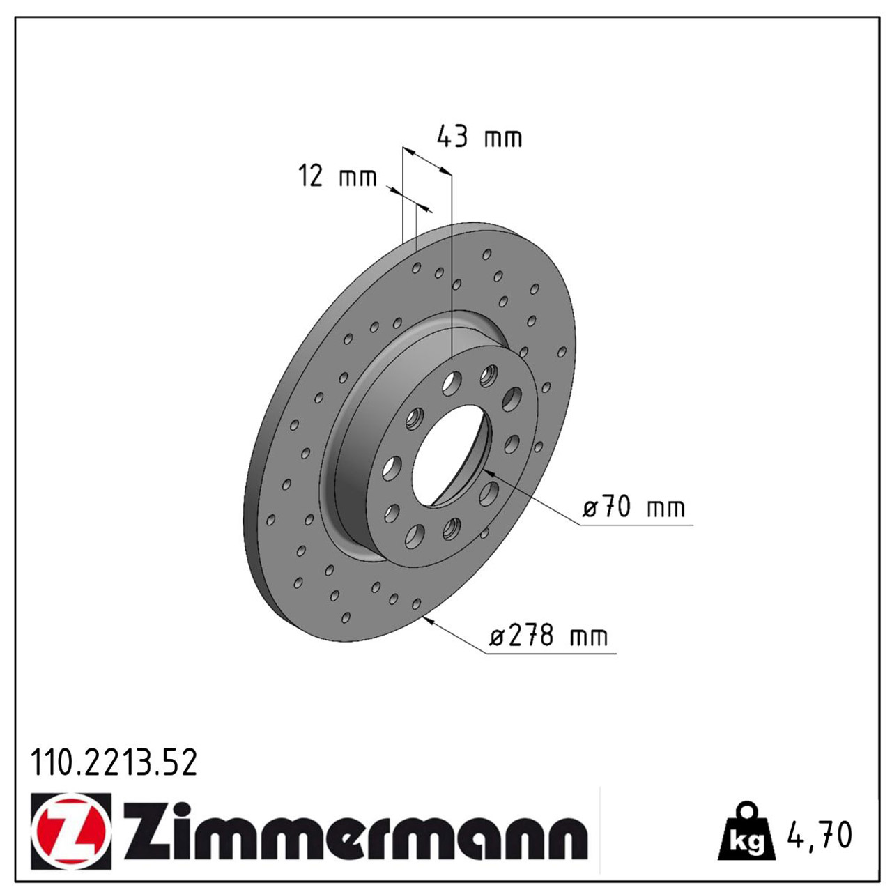 Zimmermann SPORT Bremsscheiben Satz ALFA ROMEO 159 (939_) Giulietta (940_) hinten