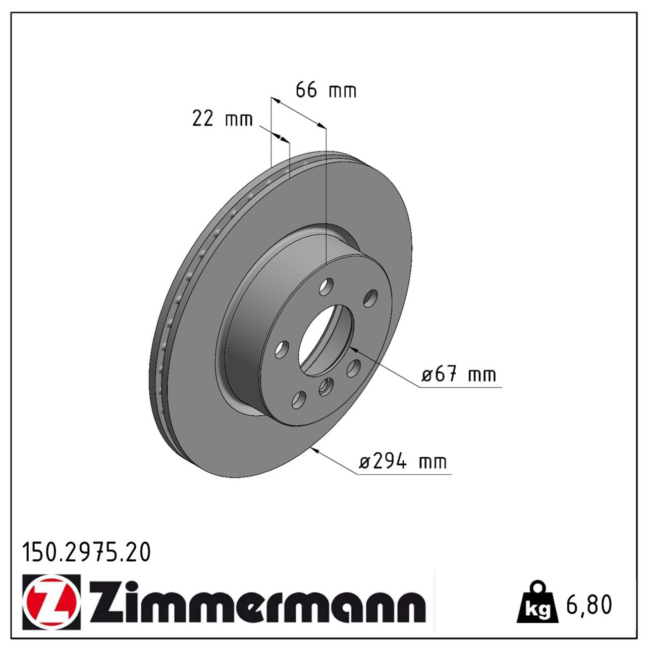 ZIMMERMANN Bremsscheiben + Beläge + Sensor BMW 2er G42 218i 3er G20 318i 316d 318d vorne