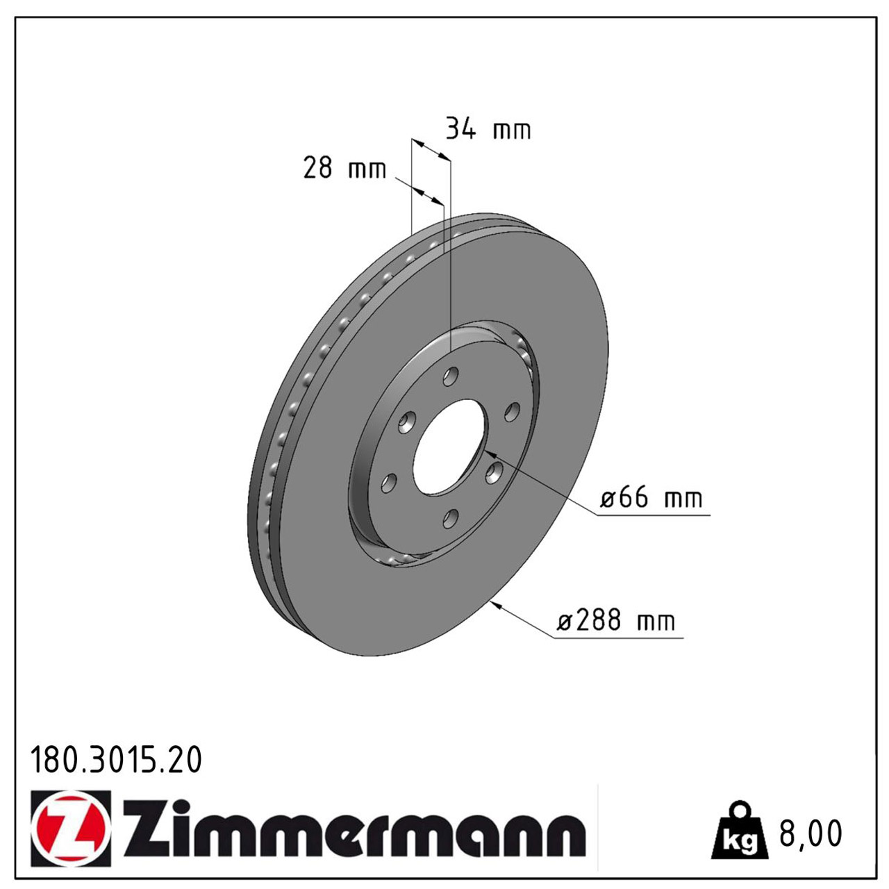 ZIMMERMANN Bremsscheiben + Bremsbeläge + Wako CITROEN C5 I II 2.0 16V 2.0 HDi vorne