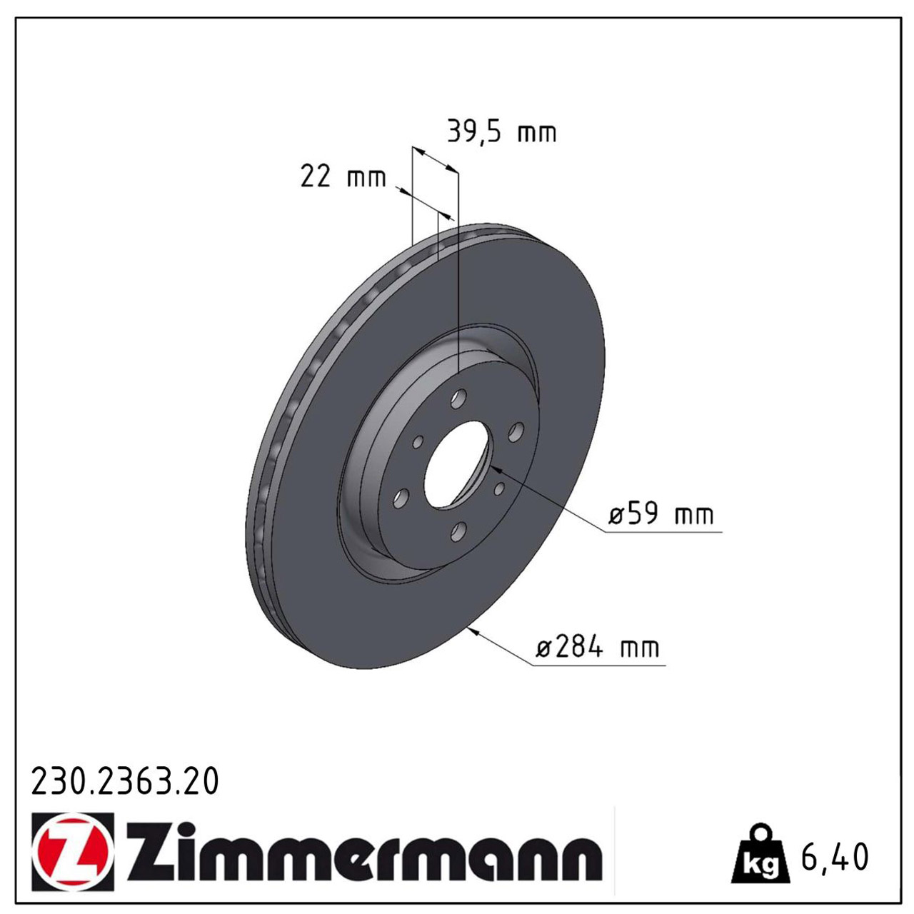 ZIMMERMANN Bremsscheiben Satz ALFA ROMEO 145 FIAT Punto LANCIA Delta vorne