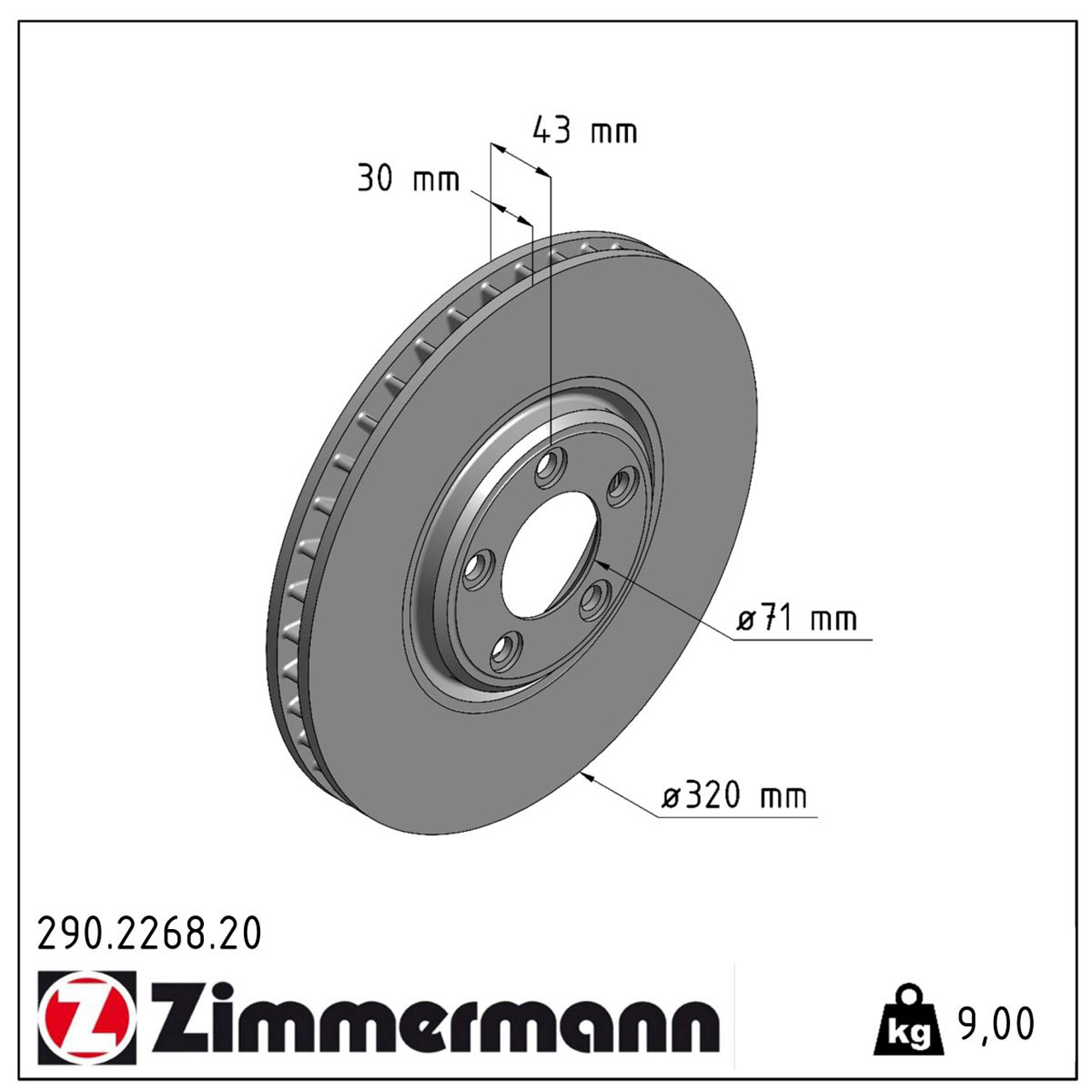 ZIMMERMANN Bremsscheiben + Bremsbeläge + Sensor JAGUAR S-Type 2 (X200) 18 Zoll vorne