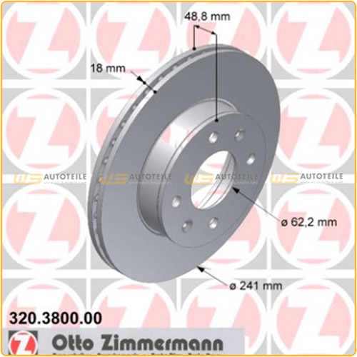 ZIMMERMANN Bremsscheiben + Bremsbeläge KIA Picanto 2 (TA) 1.0 1.2 67-85 PS vorne