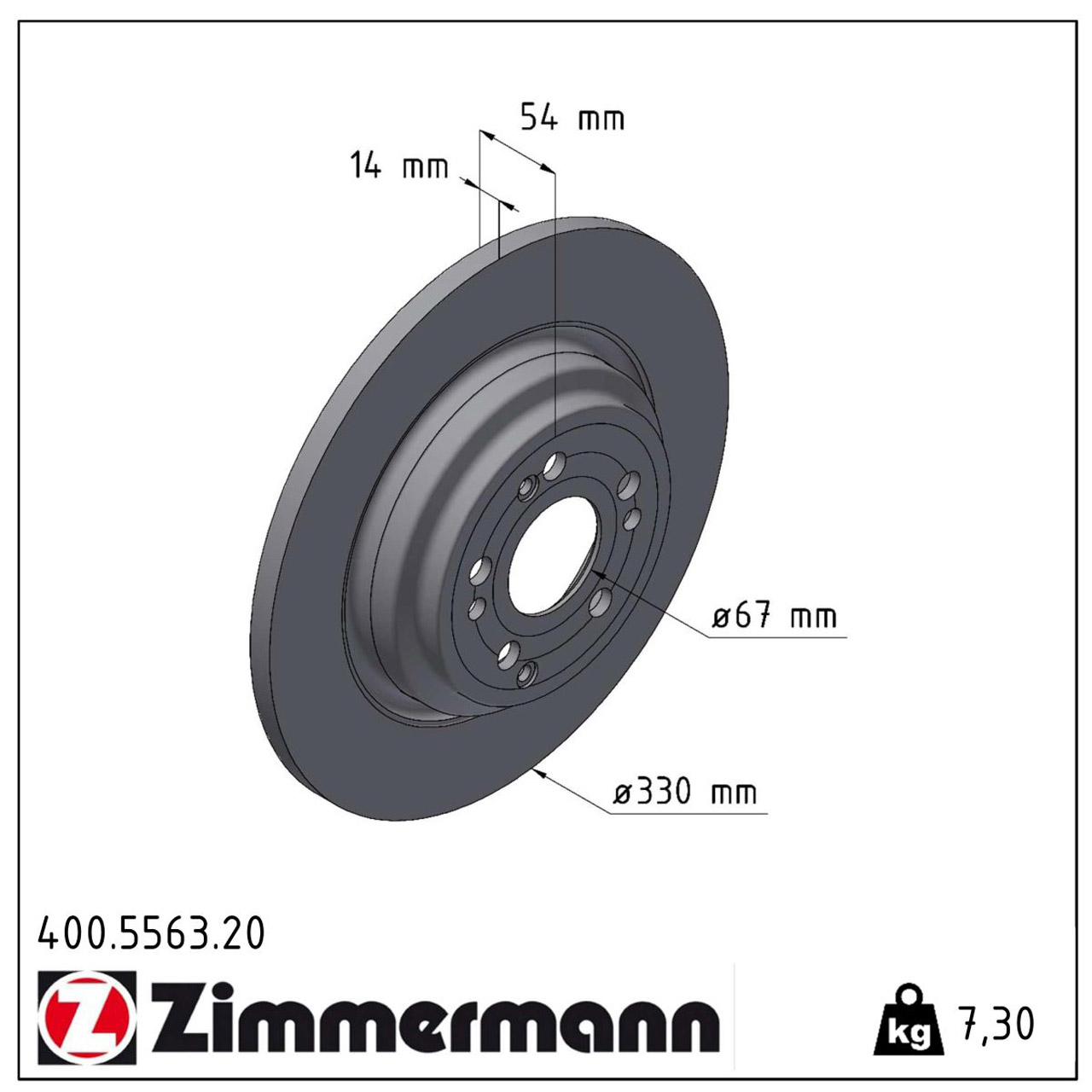 ZIMMERMANN Bremsscheiben + Bremsbeläge + Sensor MERCEDES GLE V167 C167 300d 350d hinten