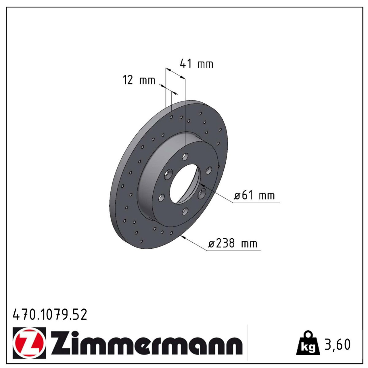 Zimmermann SPORT Bremsscheiben Satz RENAULT Clio 1 2 Megane 1 Twingo 1 hinten