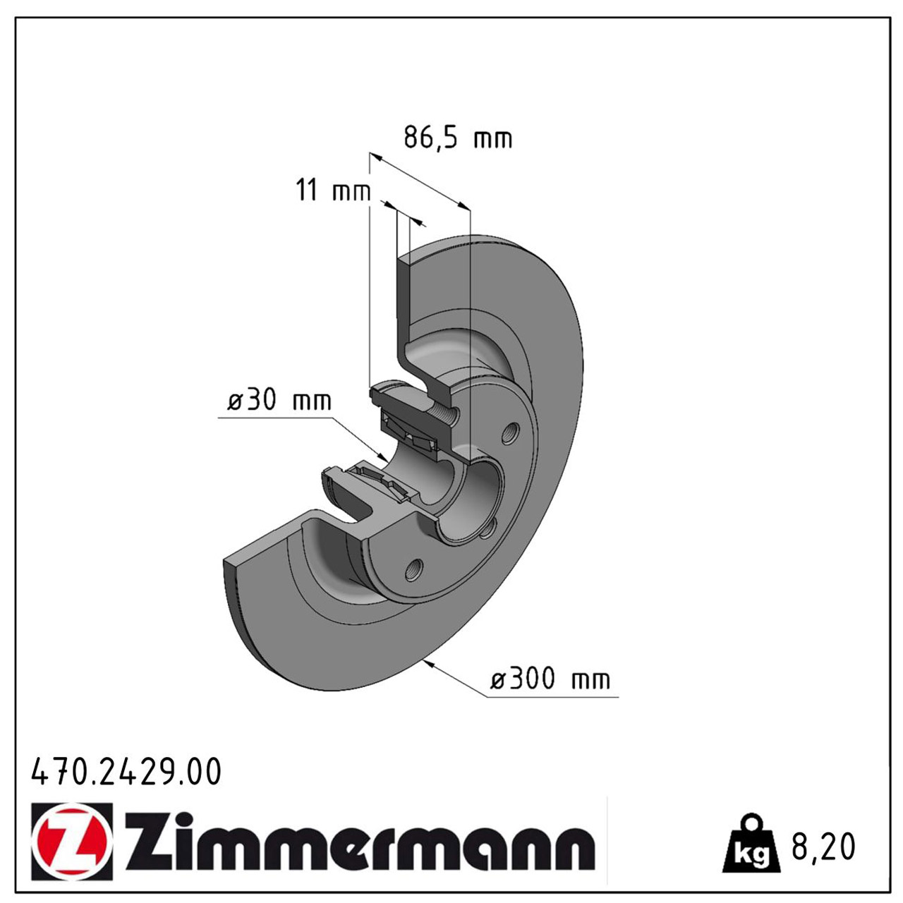 ZIMMERMANN Bremsscheiben + Radlager Satz RENAULT Espace 4 Vel Satis hinten