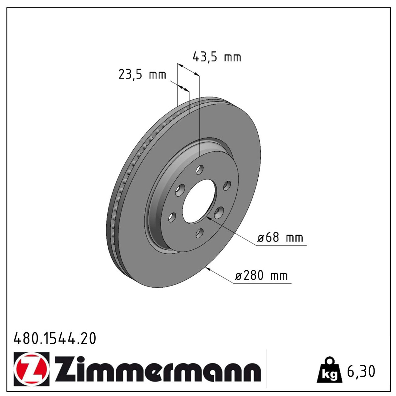 ZIMMERMANN Bremsscheiben Satz für Saab 900 I 9000 2.0-2.3 100-175 PS vorne