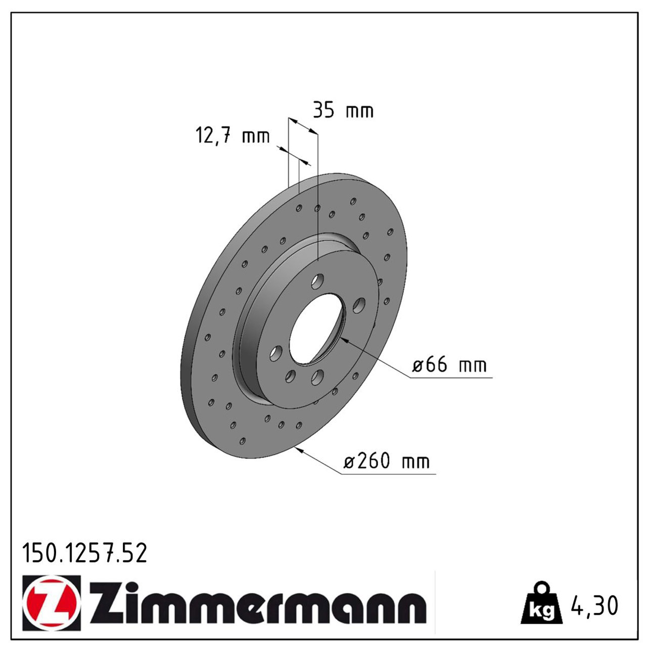 Zimmermann SPORT Bremsscheiben + Beläge BMW 3er E30 316/i 318i/is 324d ohne ABS vorne