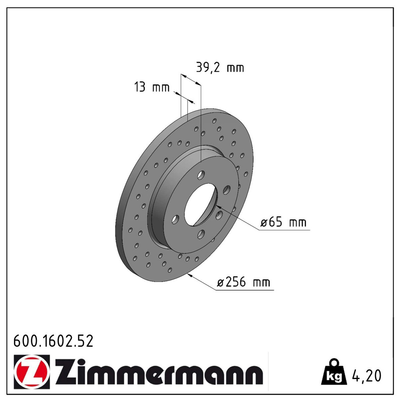 Zimmermann SPORT Bremsscheiben für SEAT TOLEDO 1 VW GOLF 2 3 PASSAT VENTO vorne