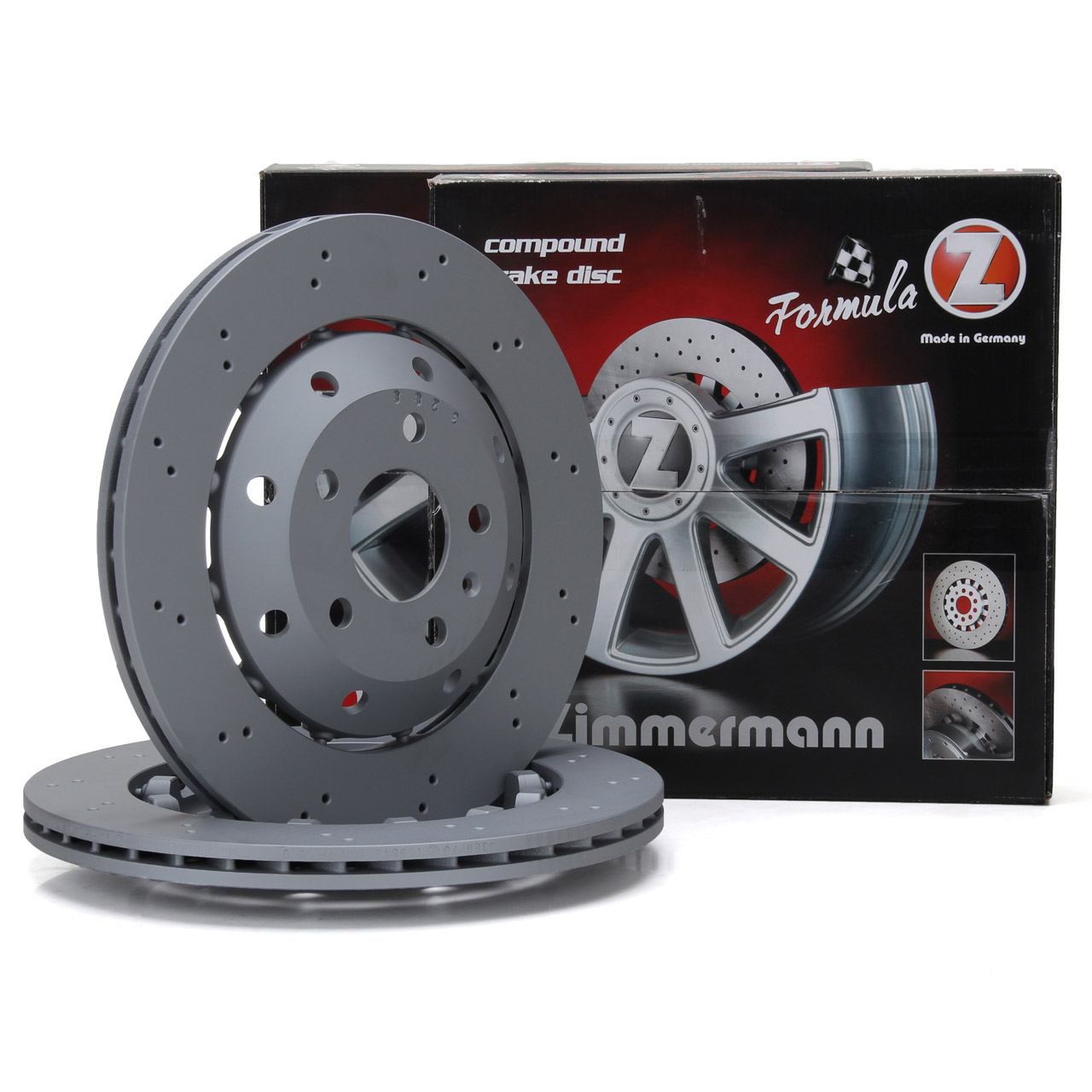 Zimmermann FORMULA Z Bremsscheiben Satz AUDI RS5 (8T3 8F7) 450 PS hinten