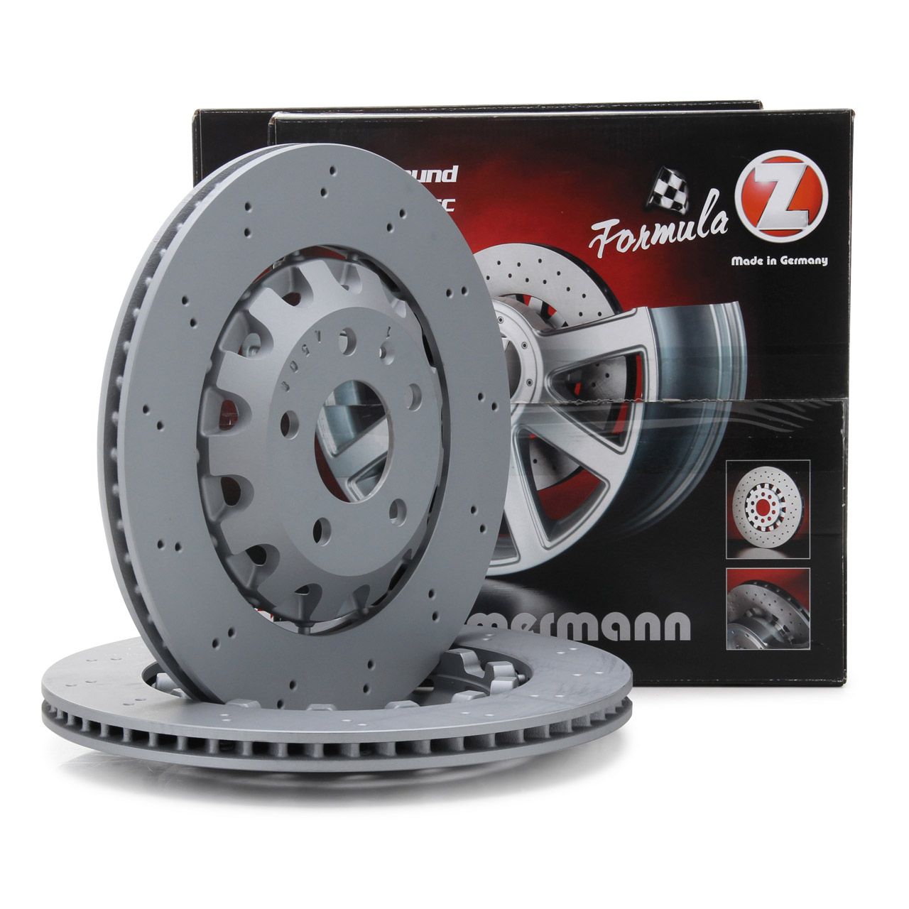 Zimmermann FORMULA Z Bremsscheiben Satz AUDI RS4 (8W B9) RS5 (F5) 450 PS hinten