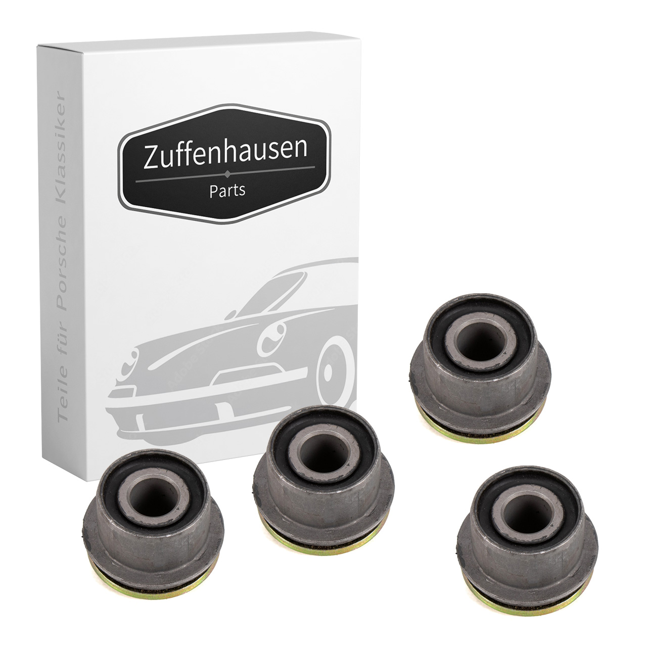 4x Querlenkerlager Flanschlager für PORSCHE 911 63-90 912 1.6 hinten 90133105900