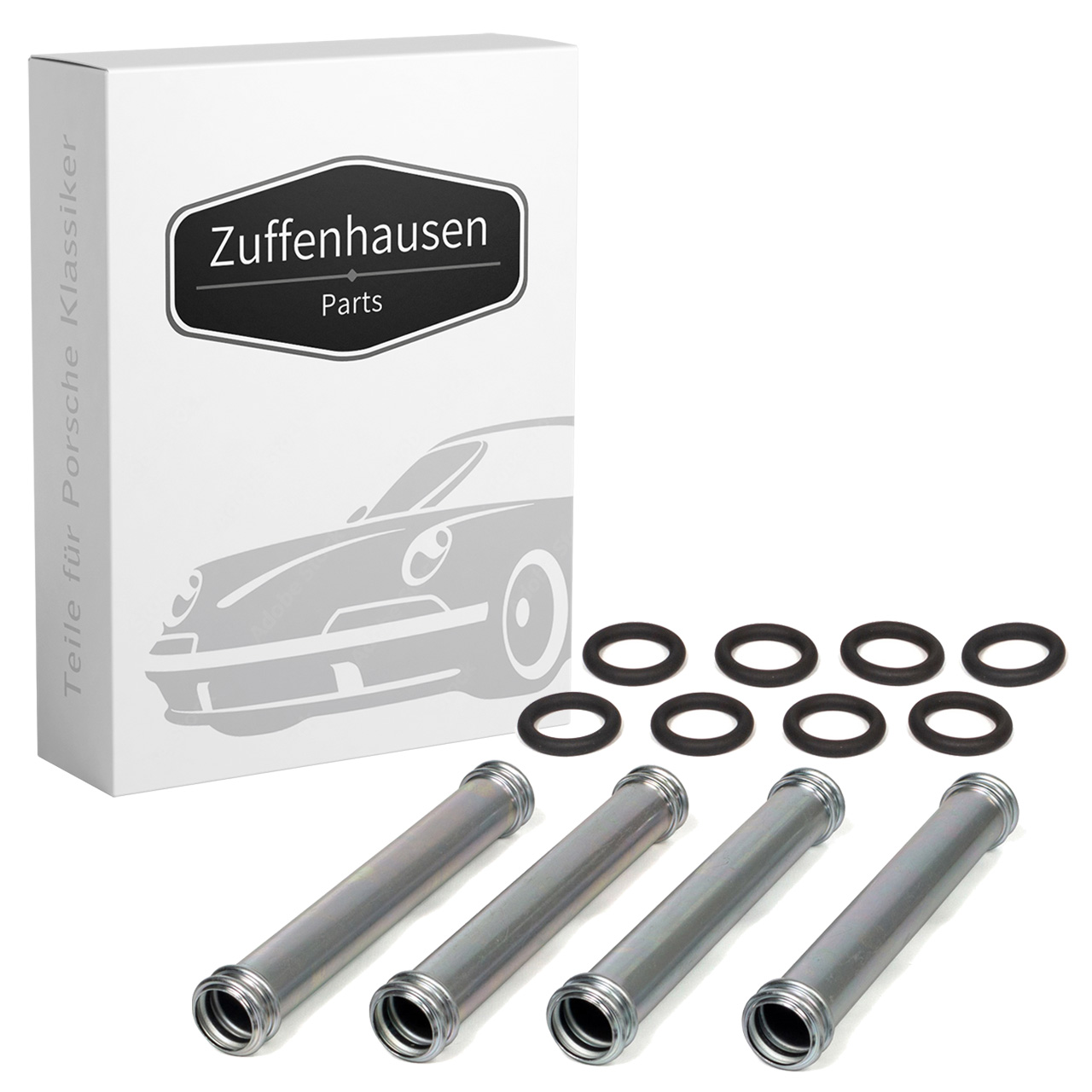 4x Ölleitung Rücklaufrohr + 8x Dichtring für PORSCHE 911 964 914 /6 2.0