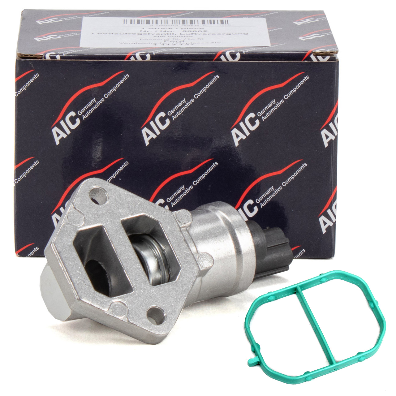 AIC Leerlaufregler + ORIGINAL Dichtung FORD Focus 1 MK1 1.4 16V 75 PS + 1.6 16V 100 PS