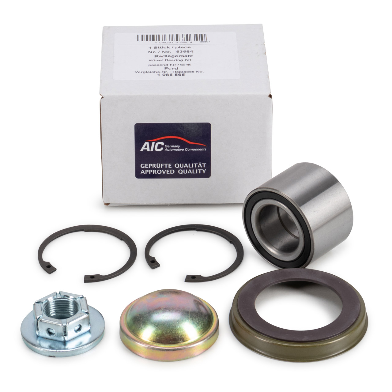 AIC 53564 Radlagersatz mit ABS-Sensorring FORD Fiesta 5 Focus 1 Fusion MAZDA 2 DY hinten