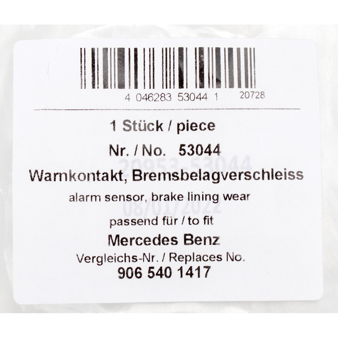 AIC 53044 Warnkontaktkabel MERCEDES Sprinter B906 V-Klasse Viano Vito vorne 9065401517