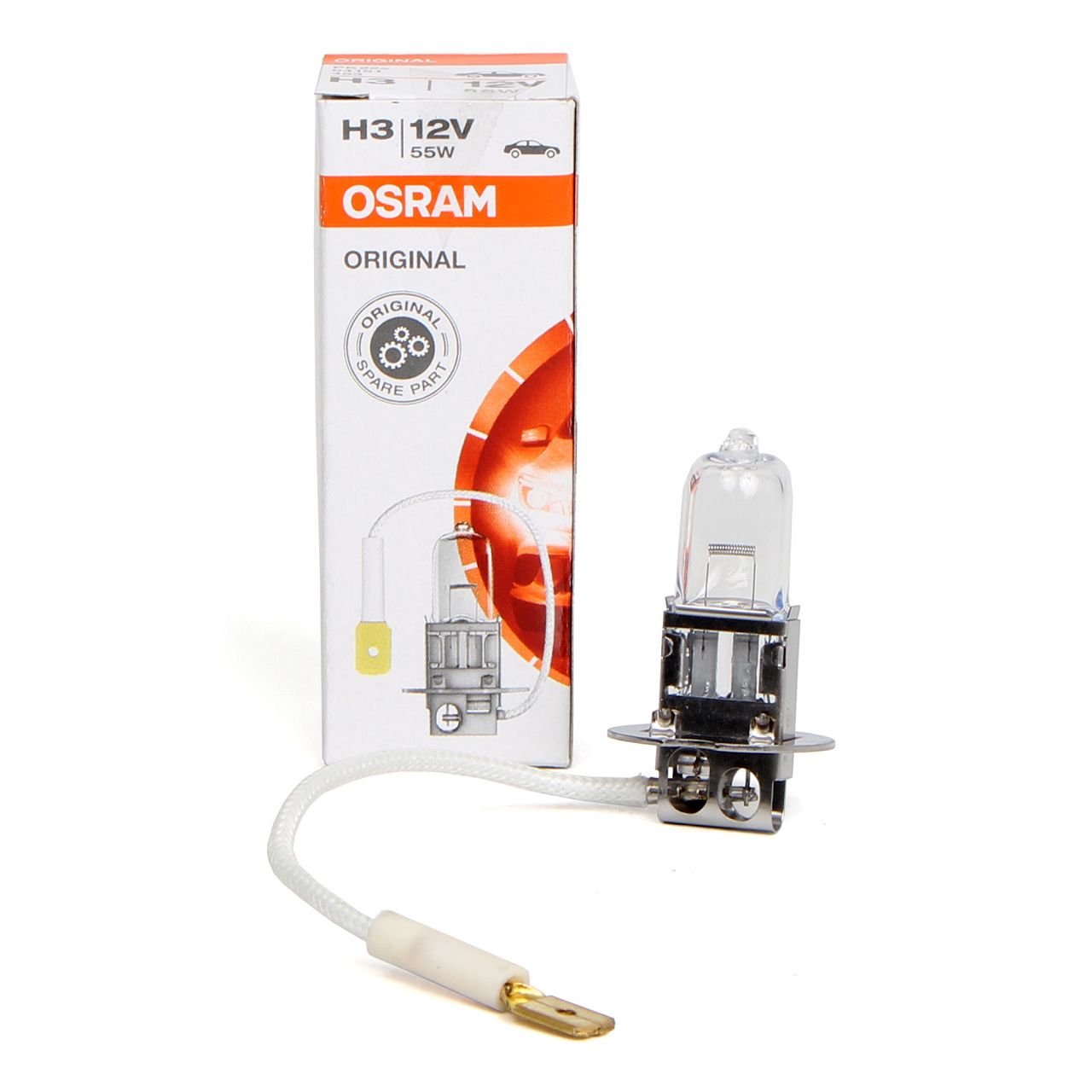 OSRAM 64151 Halogenlampe Glühlampe H3 ORIGINAL LINE 12V 55W PK22s