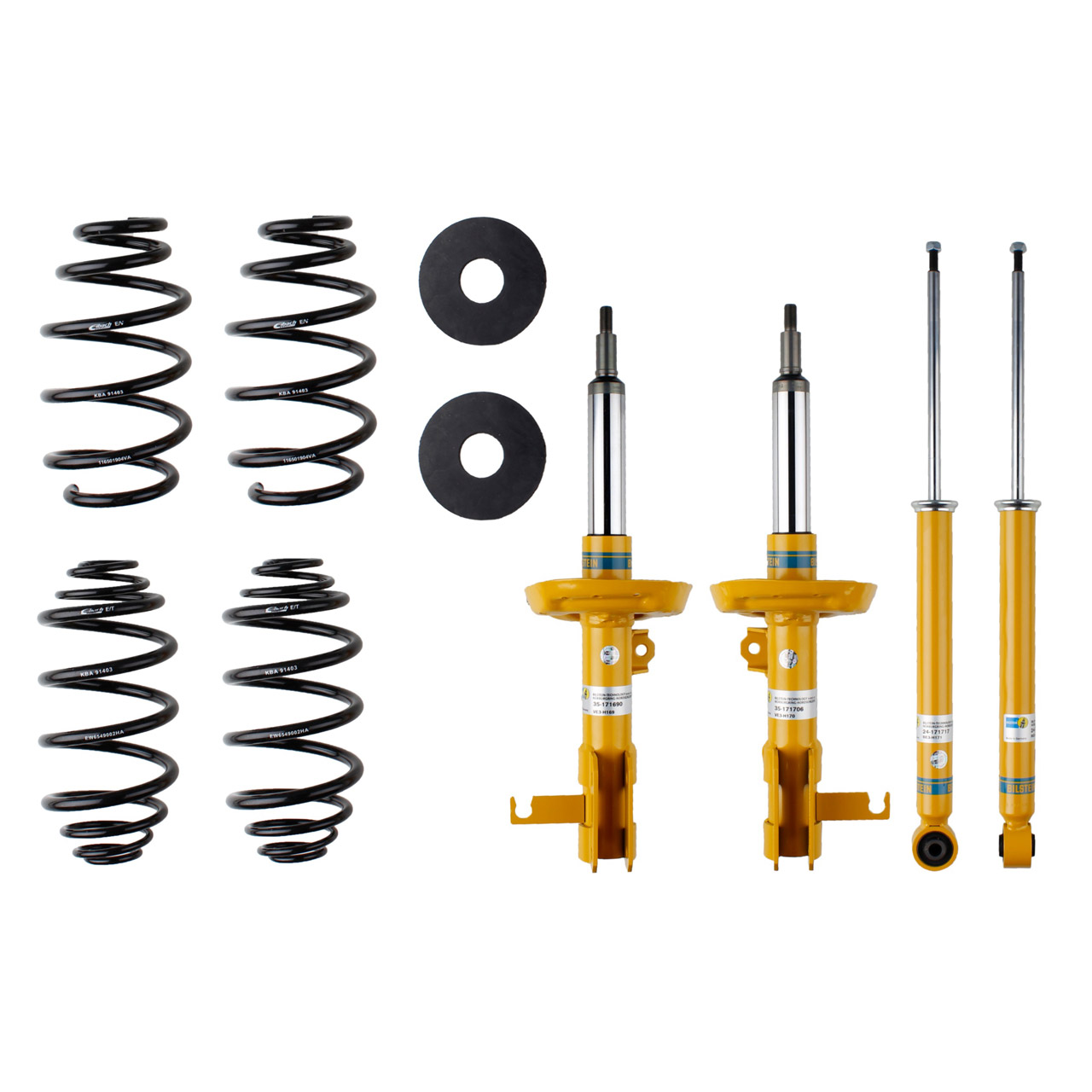 BILSTEIN B12 Pro-Kit Sportfahrwerk Satz CHEVROLET Cruze (J300 J305) 1.6 1.8 vorne + hnten