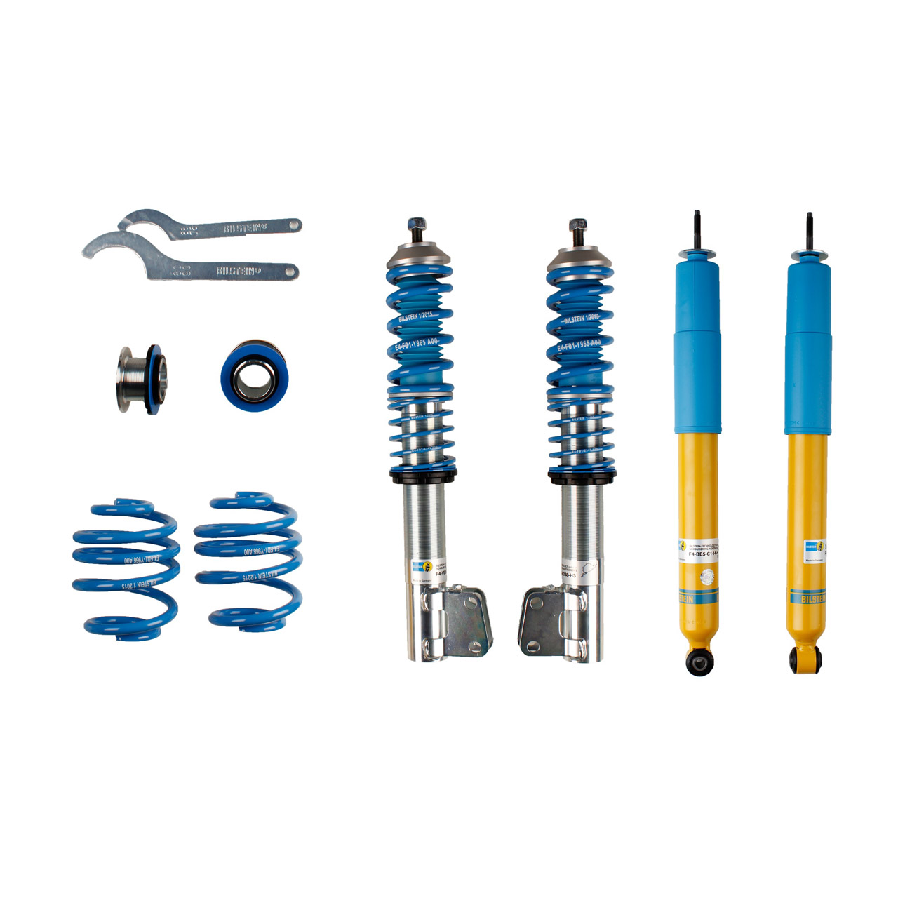 BILSTEIN B14 PSS Gewindefahrwerk Satz RENAULT Clio 2 Sport bis 12.2002 vorne + hinten