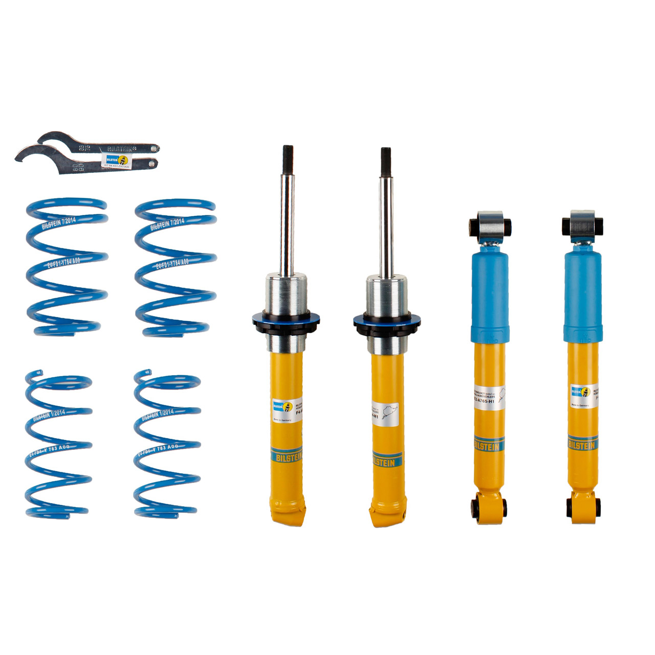 BILSTEIN B14 PSS Gewindefahrwerk Satz SMART City-Coupe ForTwo (450) vorne + hinten