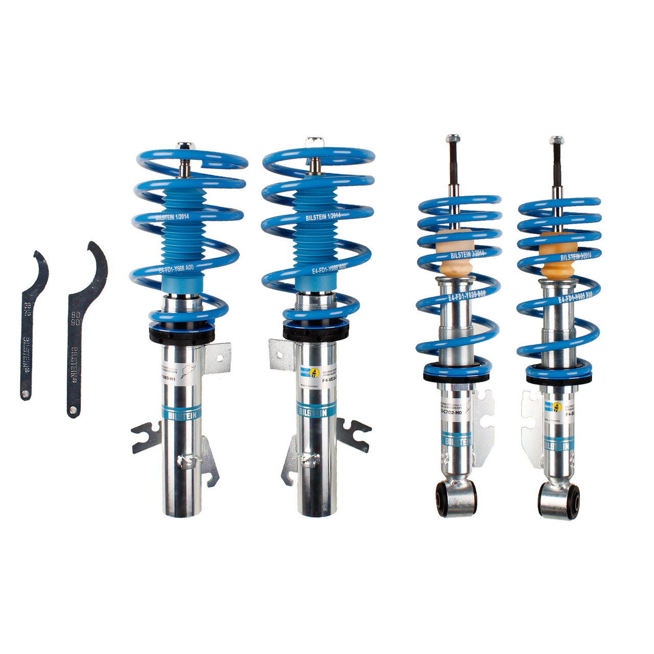 BILSTEIN 47-126916 B14 PSS Gewindefahrwerk Satz MINI R50 R53 Cabrio R52 vorne + hinten