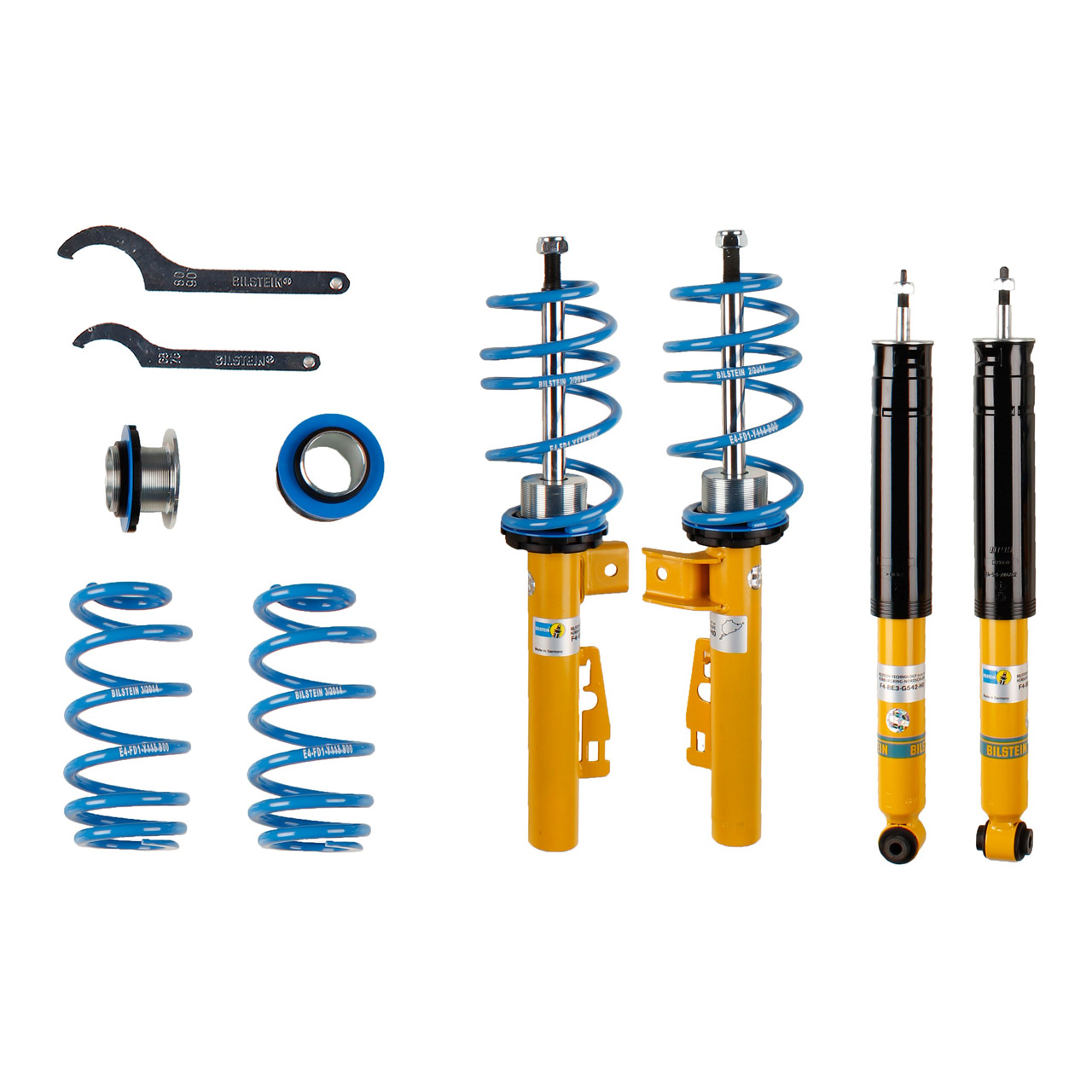 BILSTEIN 47-165403 B14 PSS Gewindefahrwerk Satz SMART ForTwo (451) vorne + hinten